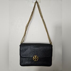 Black Leather Shoulder Bag